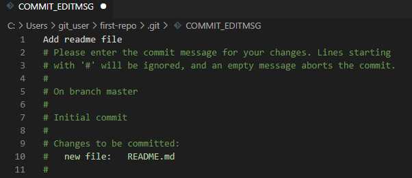 Какие сообщения об ошибках появляются при неправильном выходе из git config