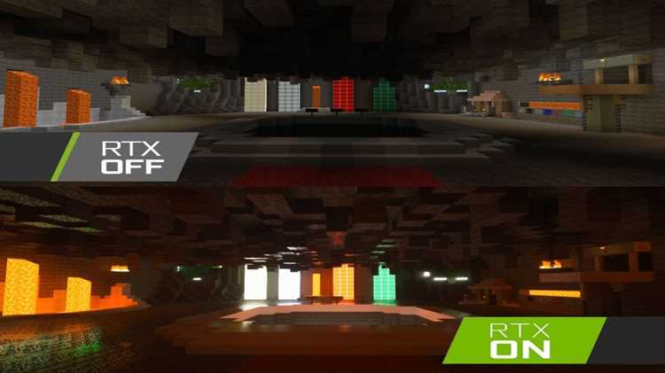 Включение трассировки лучей в настройках Minecraft TL