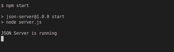 Установка JSON Server через npm и проверка версии