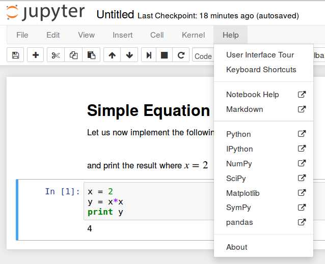 Использование параметров команды jupyter notebook