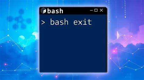 Linux как выйти из bash Linux как выйти из bash