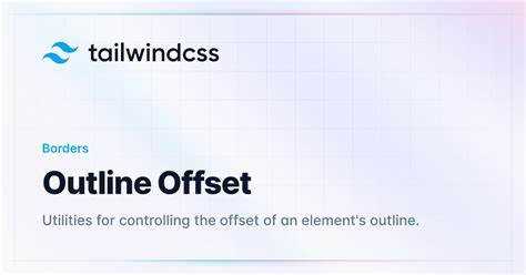 Как использовать outline-offset для фокуса элементов формы