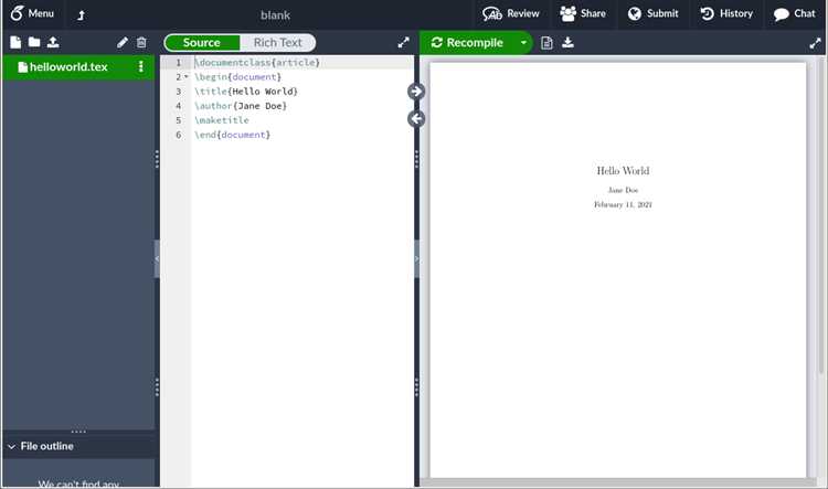 Overleaf как скачать файл tex