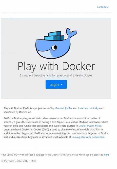 Play with docker как пользоваться
