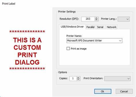 Как установить PrintDialog на Windows и macOS