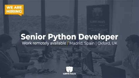 Senior python developer что это Senior python developer что это