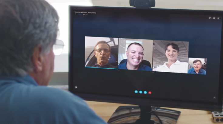 Установка и регистрация в Skype Meetings App