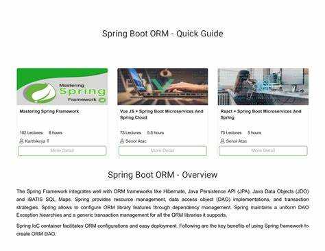 Spring orm что это Spring orm что это