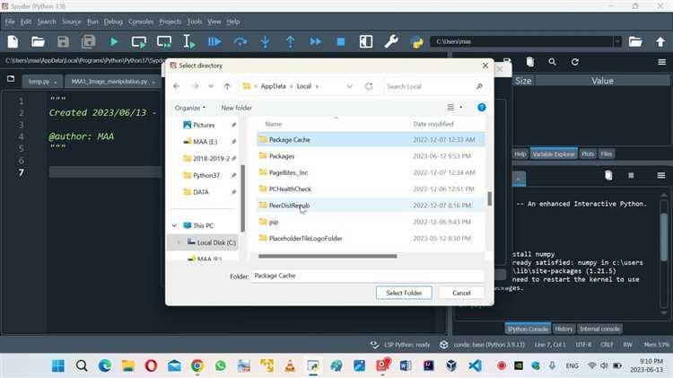 Spyder как установить библиотеку Spyder как установить библиотеку