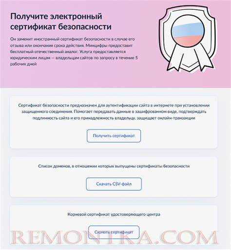 Регистрация и проверка домена для выпуска сертификата