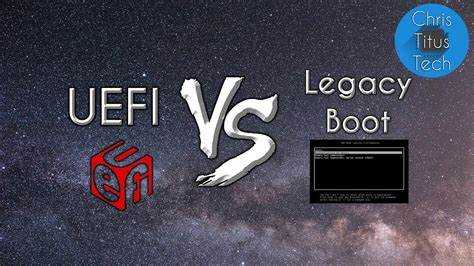 Uefi и legacy в чем разница