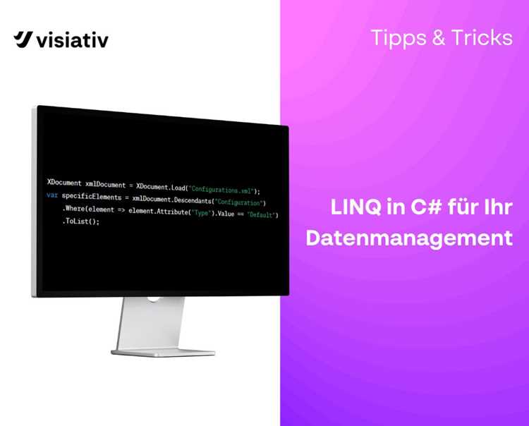 Подключение пространства имен System.Linq и настройка проекта