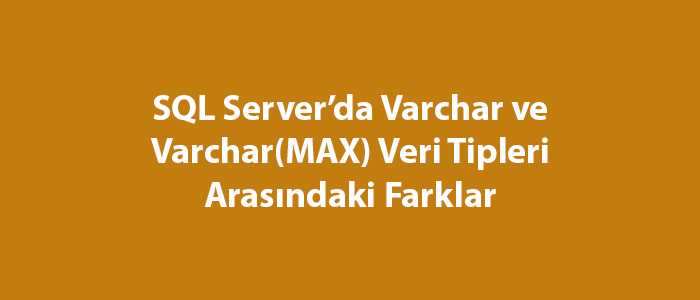 Сравнение Varchar Max с обычным Varchar по хранению и производительности