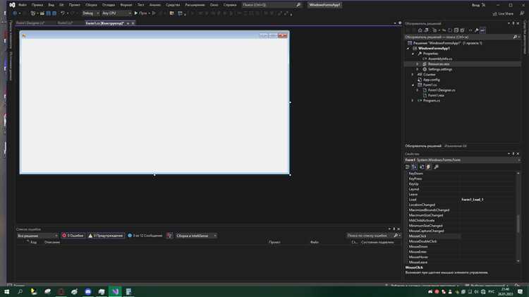 Переустановка компонентов Visual Studio, отвечающих за интерфейс IDE