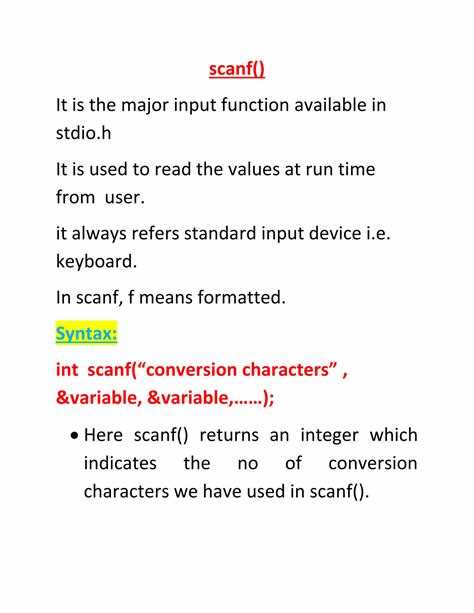 Частые ошибки новичков при работе с scanf