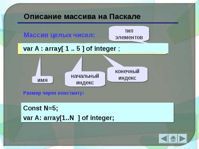 Что означает var в паскале