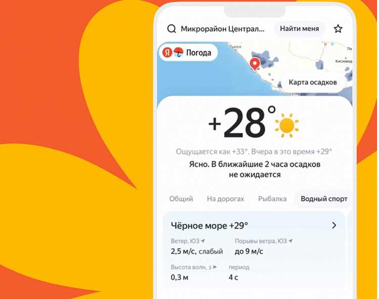 Значение процента для конкретного времени дня