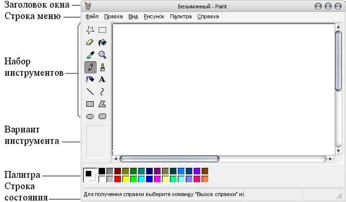 Что такое строка состояния в paint Что такое строка состояния в paint