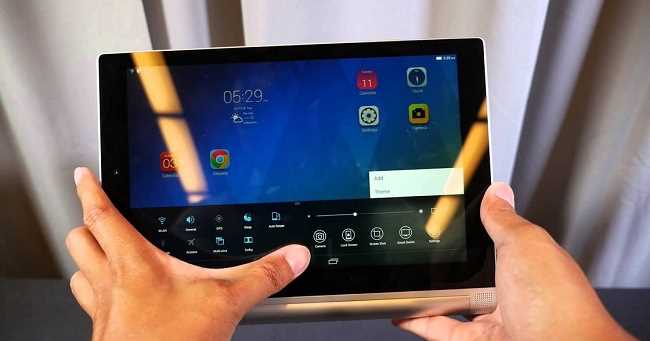 Определение активного бизнес режима на планшетах Lenovo