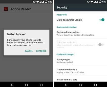 Отключение обновлений службы Google Play Protect