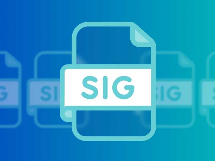 Как открыть файл sig на компьютере