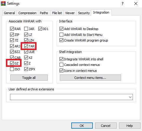 Как открыть TGZ в Windows с помощью 7-Zip или WinRAR