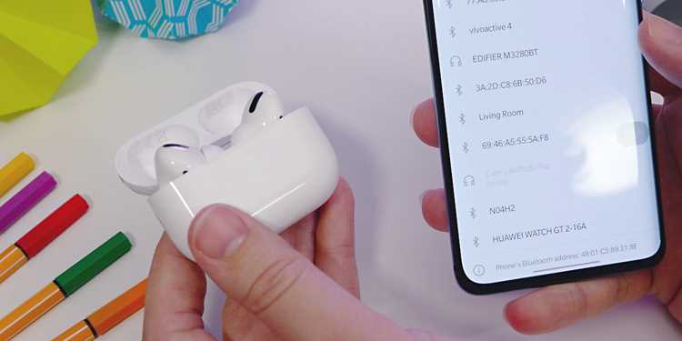 Перевод AirPods Pro в режим подключения к новому устройству