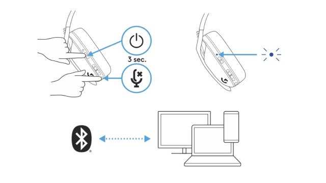 Устранение проблем с подключением Logitech G435 по Bluetooth