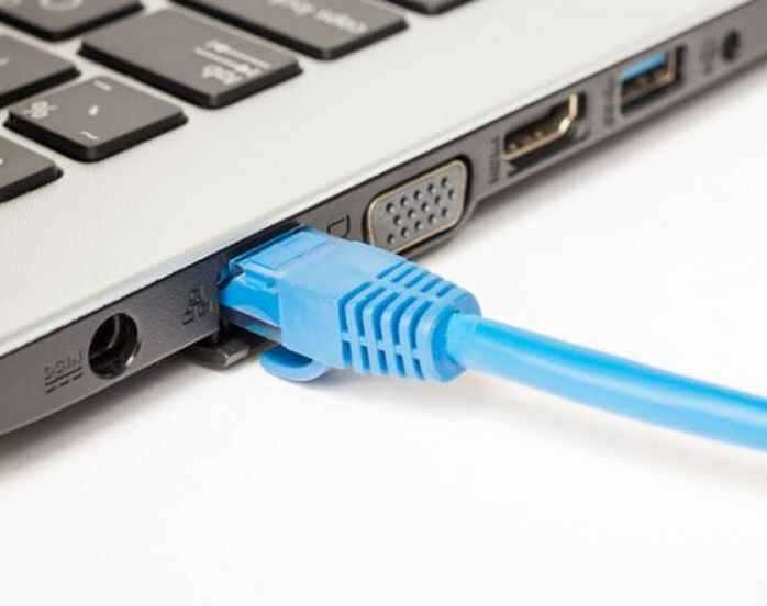 Тестирование интернет-соединения через кабель
