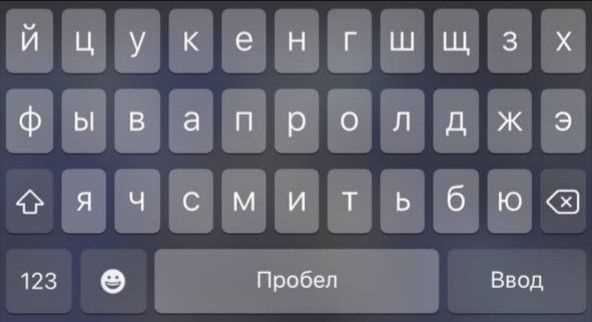Активация плавающей клавиатуры на iPhone