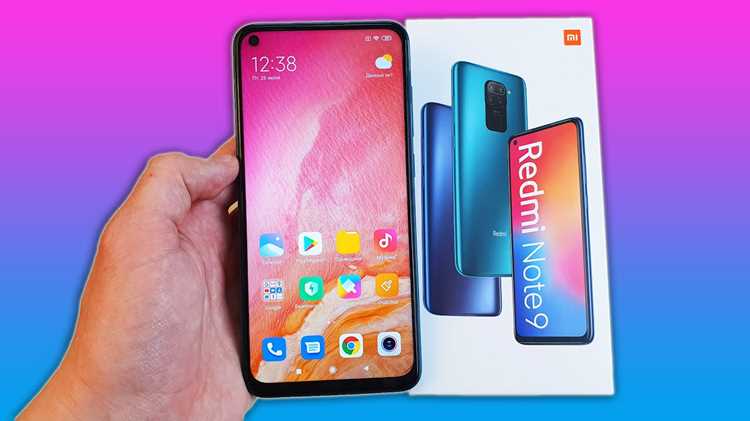 Первое включение Redmi 9 и выбор языка системы