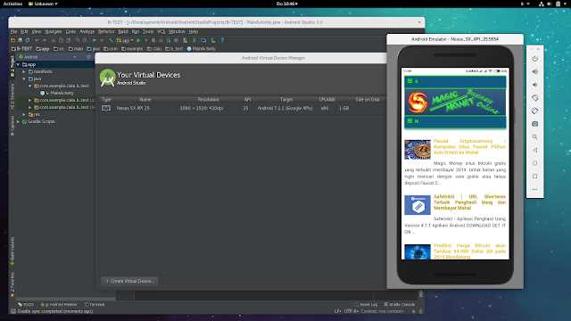 Настройка системной локали для Android Studio