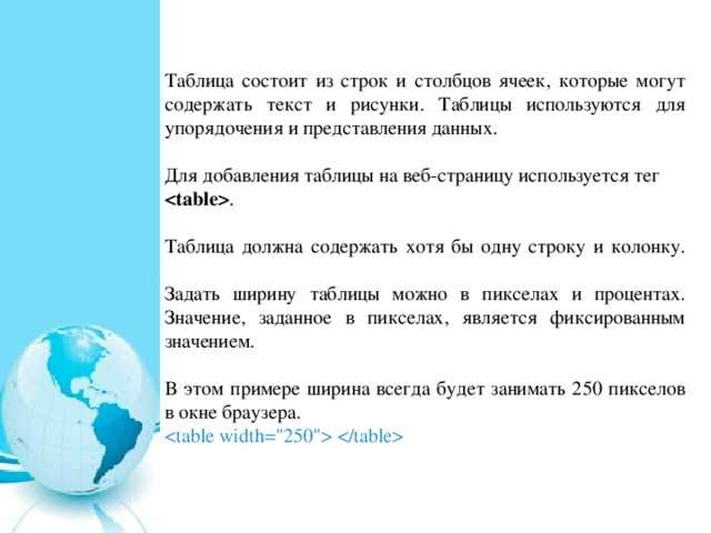 Как правильно применять тег undefined<td></code loading=