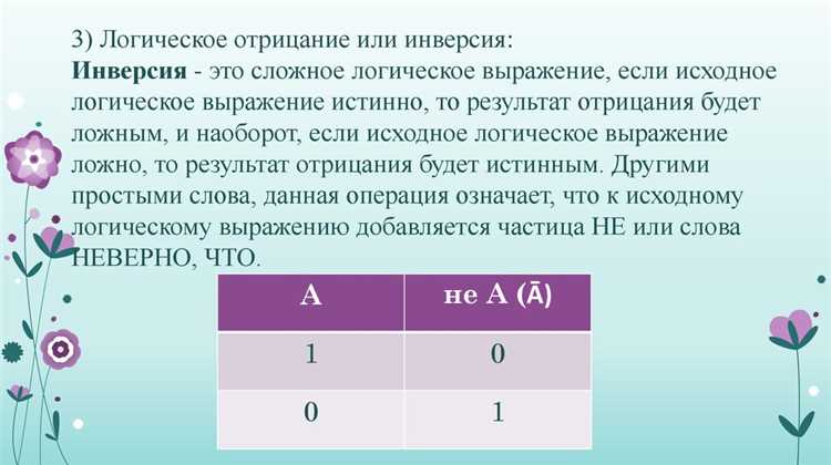 Определение импликации и её влияние на результат выражения