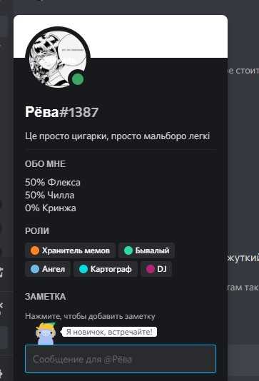 Настройка миниатюрной версии для чатов и серверов