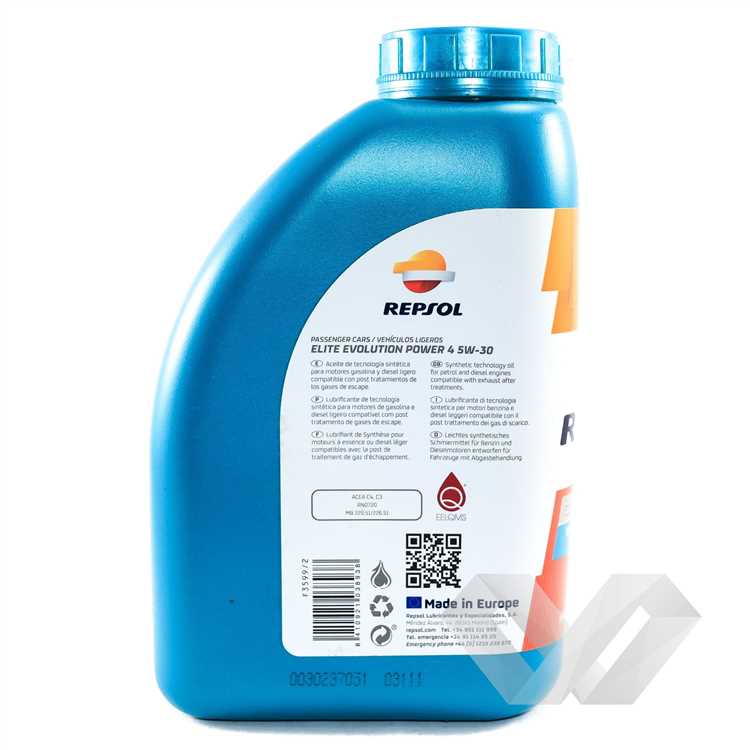 Проверка подлинности масла Repsol 5W30 по дате изготовления
