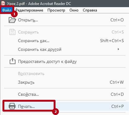 Почему принтер не печатает pdf файлы