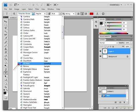 Почему Photoshop не видит шрифт из-за ошибок установки в Windows или macOS