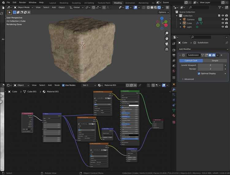 Наличие изображения в UV Editor и его ручная загрузка