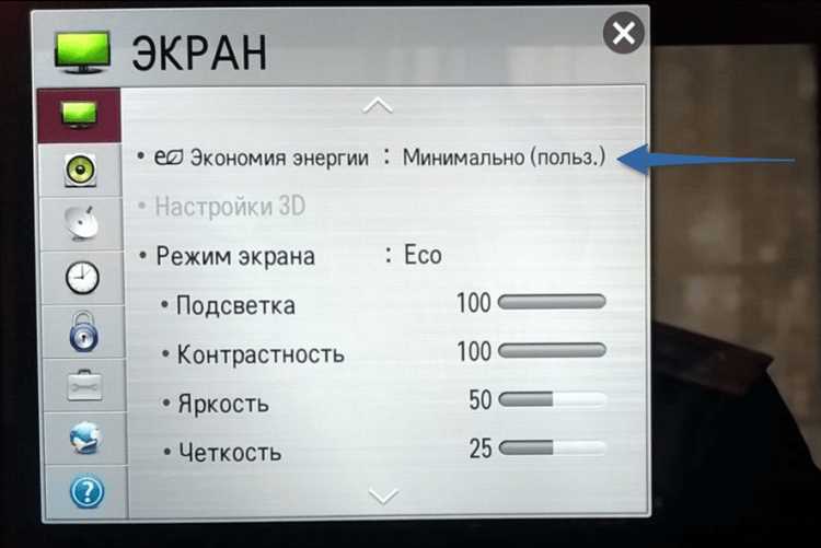 Влияние режима eco на энергопотребление монитора