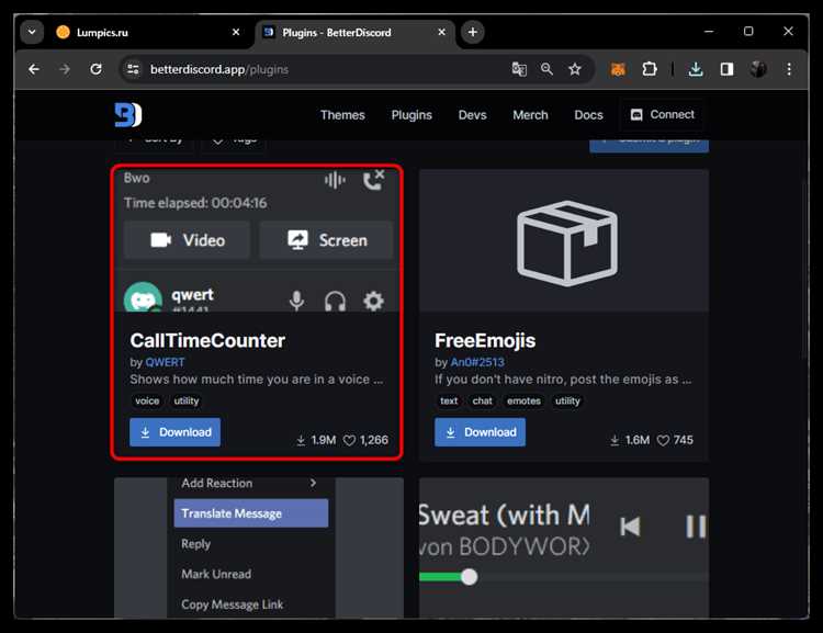 Проверка версии Discord и доступных функций профиля