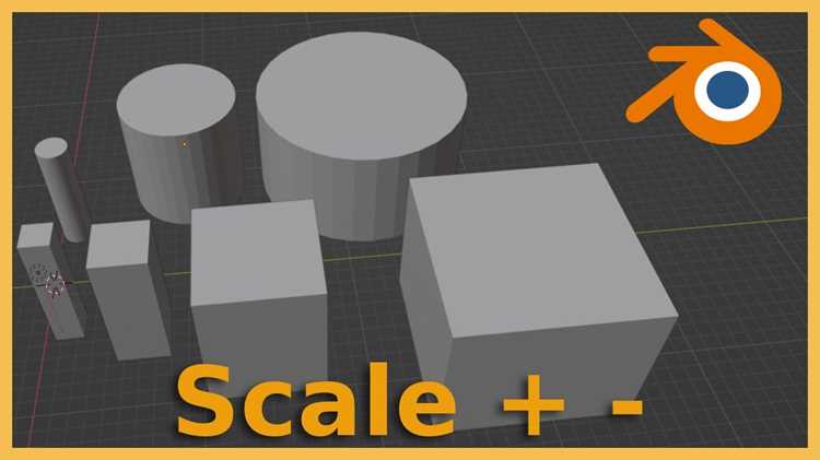 Применение инструмента Scale в Blender для моделей