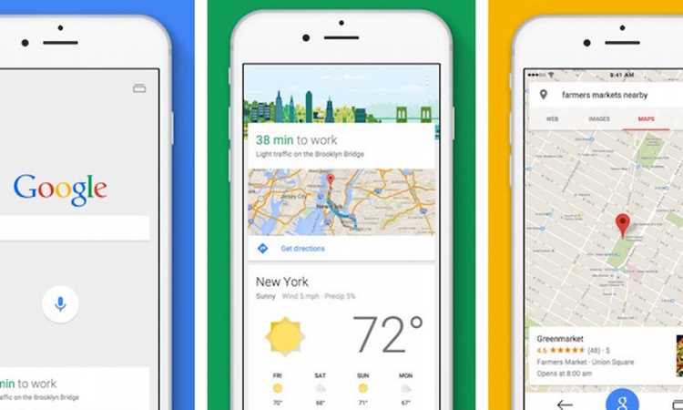 Добавление виджета Google на главный экран iPhone