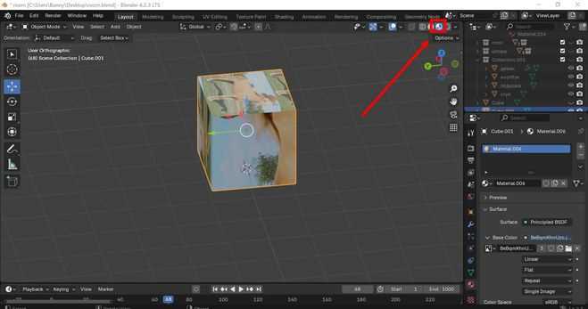 Как скрыть объекты с помощью слоёв видимости в Blender