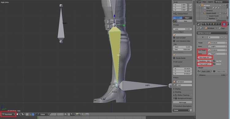 Как связать кости в blender Как связать кости в blender