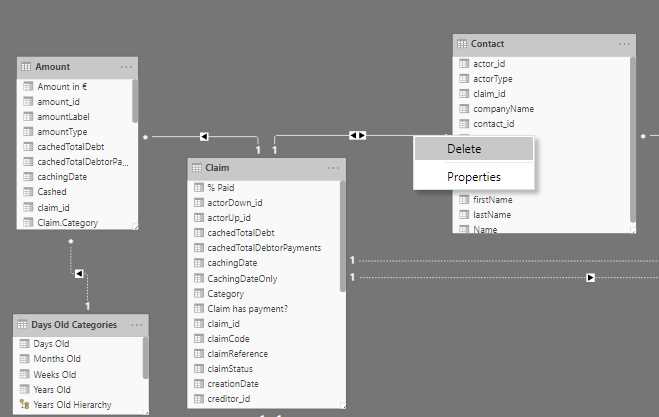 Создание внешних ключей через интерфейс SSMS