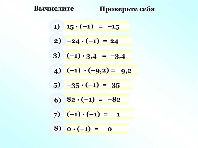 Обращение числа в отрицательной степени перед умножением