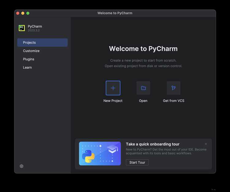Скачивание последней версии PyCharm с официального сайта