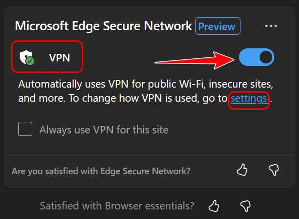 Установка VPN в Microsoft Edge: пошаговое руководство