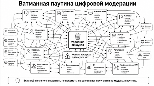 Часть 2. Бан ещё не модерация: как описать цифровые санкции как предметную область Часть 2. Бан ещё не модерация: как описать цифровые санкции как предметную область